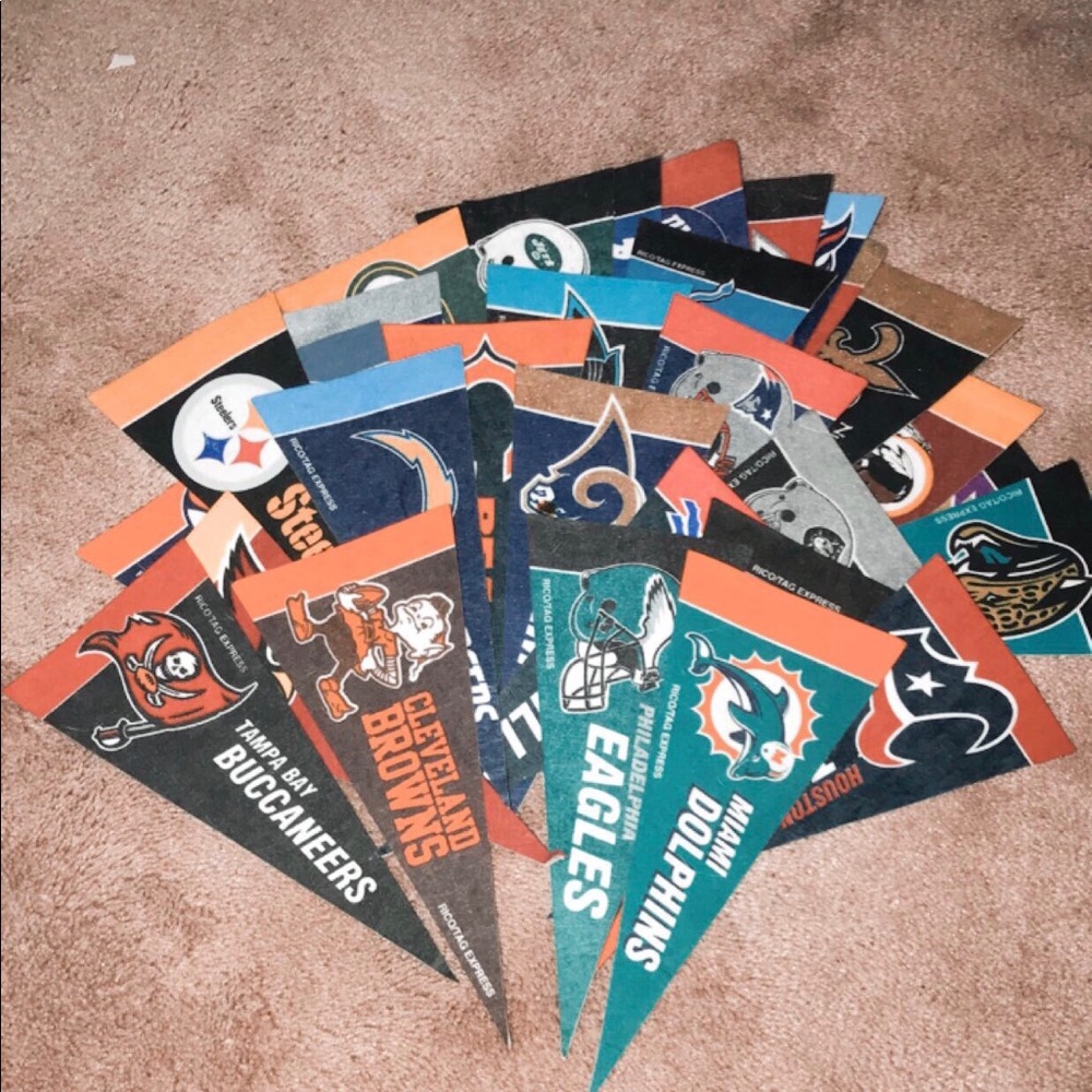 NFL football flags